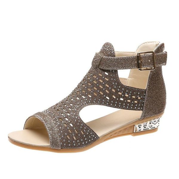 brand women sandals new summer fashion hollow gladiator flat shoes woman bling slides peep toe solid lady casual buckle strap, Black
brand women sandals new summer fashion hollow gladiator flat shoes woman bling slides peep toe solid lady casual buckle strap, Black