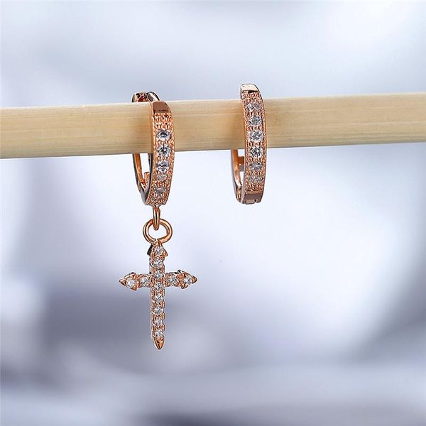 hoop & huggie korean female cross small earrings trendy gold color asymmetrical for women statement zirconia wedding, Golden;silver
hoop & huggie korean female cross small earrings trendy gold color asymmetrical for women statement zirconia wedding, Golden;silver