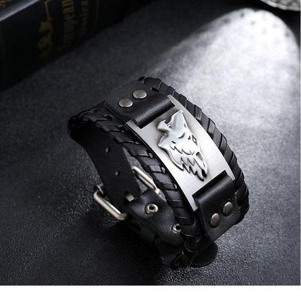 eif dock vintage men weave bangle wide leather adjustable wolf head bracelet jewelry retro wide bracelets nordic viking jllojy
eif dock vintage men weave bangle wide leather adjustable wolf head bracelet jewelry retro wide bracelets nordic viking jllojy