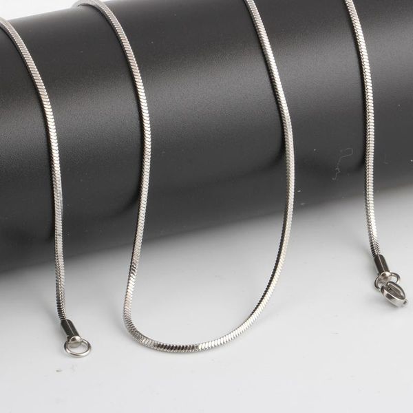 chains fashion silver necklace for men women stainless steel snake chain 18/20inch wholesale customized jewelry
chains fashion silver necklace for men women stainless steel snake chain 18/20inch wholesale customized jewelry