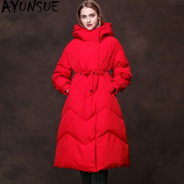 ayunsue women's winter hooded long puffer coat female jacket warm parka down jackets for women smxl6611 kj2942, Black
ayunsue women's winter hooded long puffer coat female jacket warm parka down jackets for women smxl6611 kj2942, Black