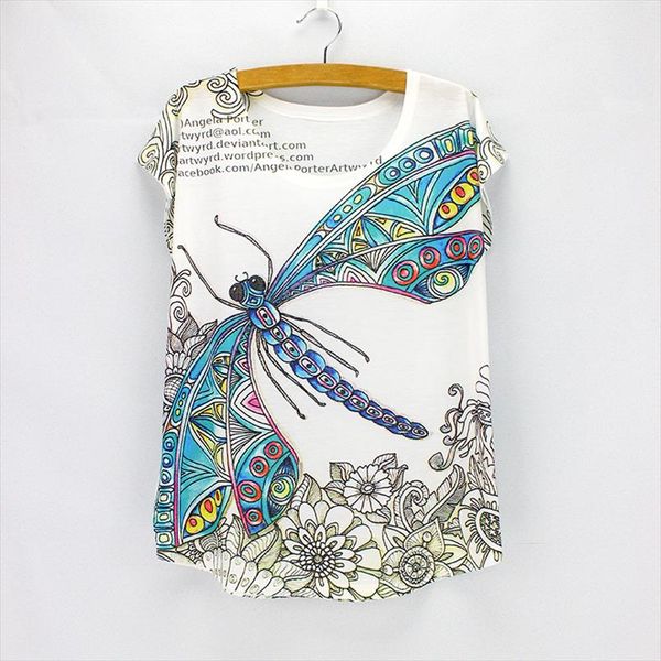 vintage dragonfly printed tees women summer tees 2021 fashion designer t shirts girls wholesale ing, White
vintage dragonfly printed tees women summer tees 2021 fashion designer t shirts girls wholesale ing, White