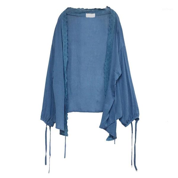 women's sweaters sisjuly women casual thin uv protection sunproof kimono cardigan knitwear blue summer lace loose lace-up knitted fashi, White;black
women's sweaters sisjuly women casual thin uv protection sunproof kimono cardigan knitwear blue summer lace loose lace-up knitted fashi, White;black