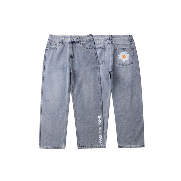 peaceminusone jeans pants men women peaceminusone straight pants back pocket fragment daisy logo print g-dragon jeans gd, Blue
peaceminusone jeans pants men women peaceminusone straight pants back pocket fragment daisy logo print g-dragon jeans gd, Blue