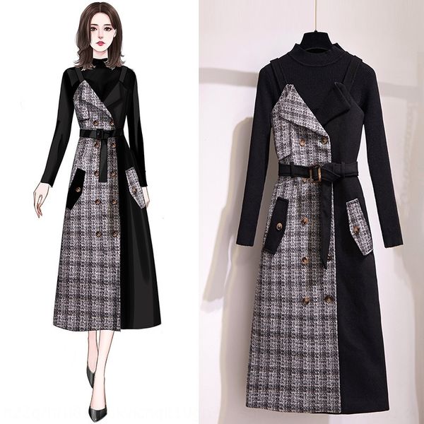 r1fnj sister dress dress women's autumn winter 2020 new european high cold royal elder girdle style mature suit dresswool dresstemperam, Gray
r1fnj sister dress dress women's autumn winter 2020 new european high cold royal elder girdle style mature suit dresswool dresstemperam, Gray