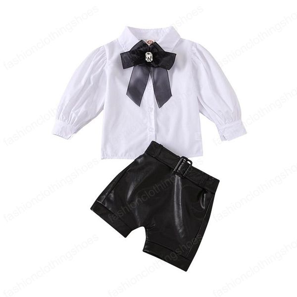 girls leather casual kids baby sleeve button shirts lace bow pants vetements shorts long girls bebe outfits kids suit 1-6t iibsr
girls leather casual kids baby sleeve button shirts lace bow pants vetements shorts long girls bebe outfits kids suit 1-6t iibsr