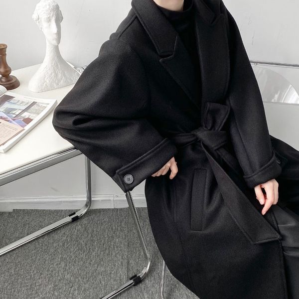 male autumn 2021 thin new winter pure minority long coat fashion wear obup, Tan;black
male autumn 2021 thin new winter pure minority long coat fashion wear obup, Tan;black