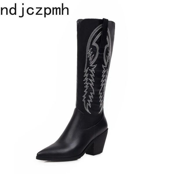women's boots winter the new fashion color matching pointed zipper thick heel high heel high tube women's shoes plus size 31-47, Black
women's boots winter the new fashion color matching pointed zipper thick heel high heel high tube women's shoes plus size 31-47, Black