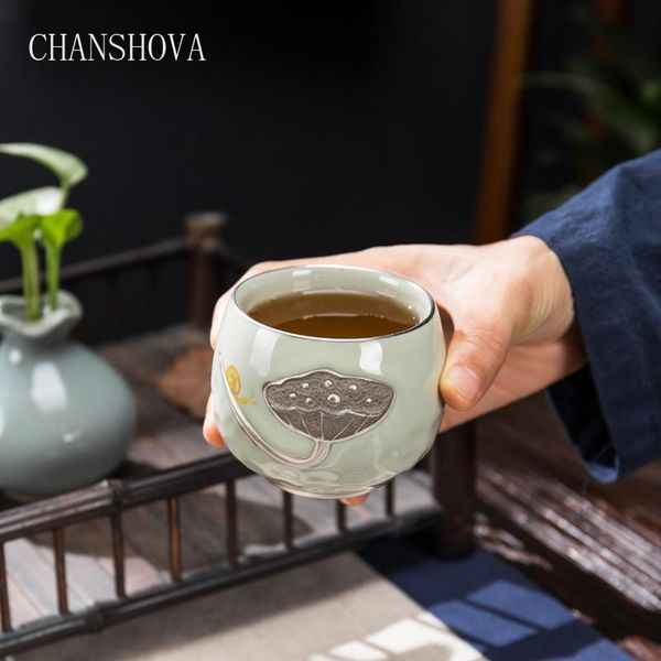chanshova 140ml китайского ретро цвет глазурь расписанной лотос керамика чайного китай для дома и офис большого керамического чайных чашек h
chanshova 140ml китайского ретро цвет глазурь расписанной лотос керамика чайного китай для дома и офис большого керамического чайных чашек h
