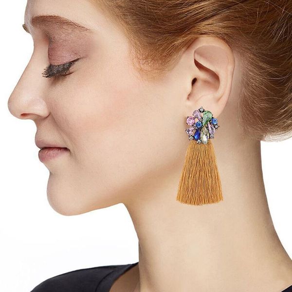 zhini fashion bohemian fringe statement earrings tassel long earrings for women trendy design drop dangle jewelry, Silver
zhini fashion bohemian fringe statement earrings tassel long earrings for women trendy design drop dangle jewelry, Silver