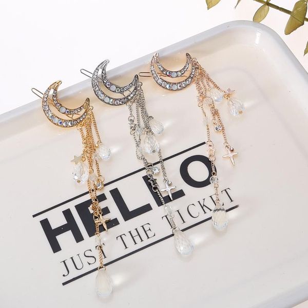 hair accessories fashion moon pentagonal star crescent pendant clip for women elegant snap barrette stick hairpin styling
hair accessories fashion moon pentagonal star crescent pendant clip for women elegant snap barrette stick hairpin styling