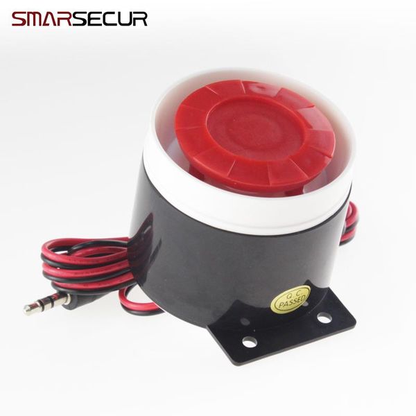 smarsecur wired indoor mini wired siren for wireless home alarm security system mini siren sound for home security 120db
smarsecur wired indoor mini wired siren for wireless home alarm security system mini siren sound for home security 120db