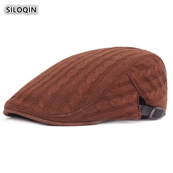 berets siloqin middle-aged elderly men's autumn winter knitting adjustable simple solid color keep warm breathable tongue caps, Blue;gray
berets siloqin middle-aged elderly men's autumn winter knitting adjustable simple solid color keep warm breathable tongue caps, Blue;gray