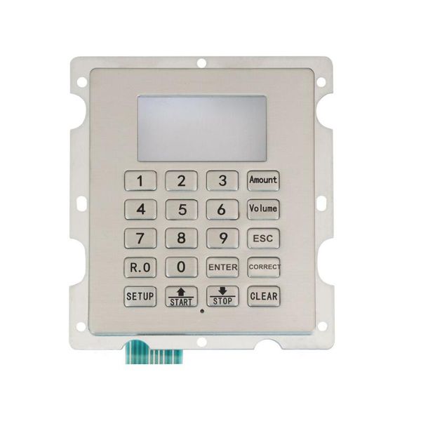 customized panel mount fuel dispenser keypad rugged stainless steel gas station keypad with 20 keys
customized panel mount fuel dispenser keypad rugged stainless steel gas station keypad with 20 keys