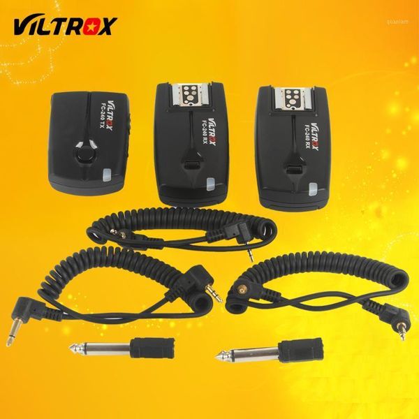 

camera remotes & shutter releases viltrox fc-240 wireless studio strobe flash trigger remote +2 receivers for 1300d 760d 750d 800d 100d 77d