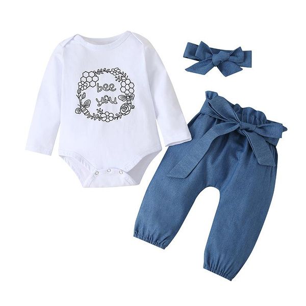2021 baby spring autumn clothing newborn baby girls long sleeve romper floral sash pants outfits 2pcs set clothes 0-24m, White
2021 baby spring autumn clothing newborn baby girls long sleeve romper floral sash pants outfits 2pcs set clothes 0-24m, White