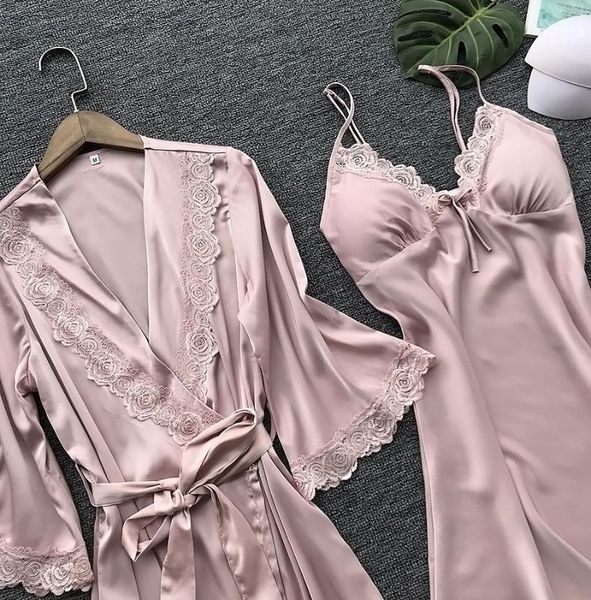 simulation silk pajamas silk female two-piece suit temptation lace lace suspenders nightgown bathrobe pajamas dress, Black;red
simulation silk pajamas silk female two-piece suit temptation lace lace suspenders nightgown bathrobe pajamas dress, Black;red