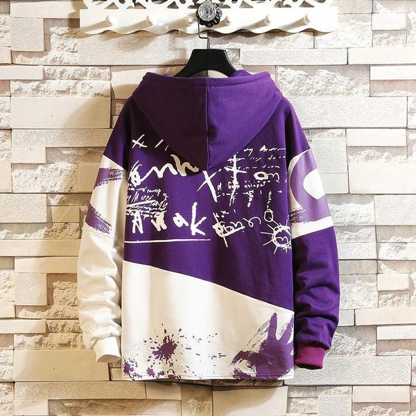 men's hoodies & sweatshirts men's men 2021 oversized patchwork graffiti harajuku japanese loose streetwear hip hop purple sweatshi, Black
men's hoodies & sweatshirts men's men 2021 oversized patchwork graffiti harajuku japanese loose streetwear hip hop purple sweatshi, Black
