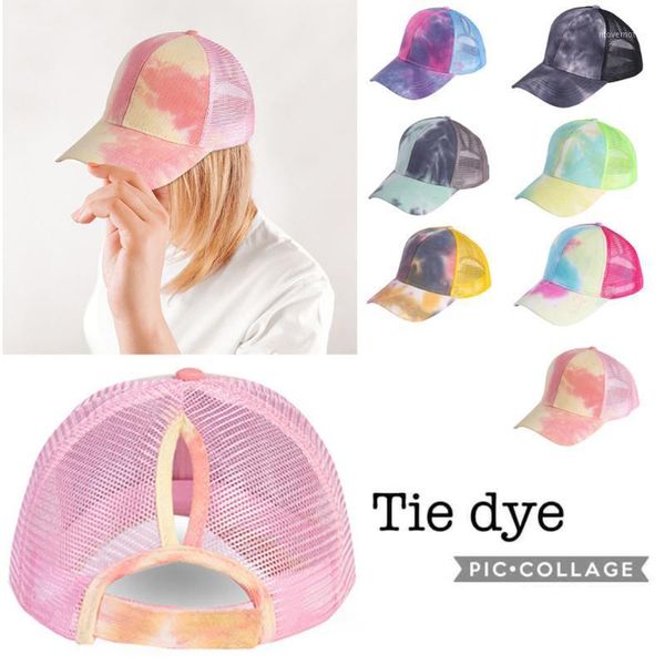 

new tie-dye cap breathable sports print cap cotton women male fashion dome outdoor mesh caps baseball casquette 20201, Blue;gray