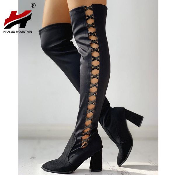 nan jiu mountain 2021 women's boots autumn over the knee boots fashion solid color strap style women's shoes plus size 40, Black
nan jiu mountain 2021 women's boots autumn over the knee boots fashion solid color strap style women's shoes plus size 40, Black