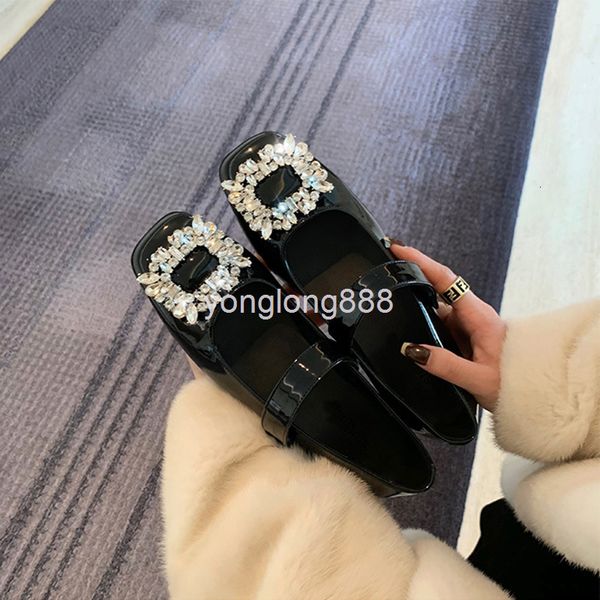 dress shoes ur same style spring and summer square buckle middle heel one line belt small size 3233 thick head mary jane shallow, Black
dress shoes ur same style spring and summer square buckle middle heel one line belt small size 3233 thick head mary jane shallow, Black