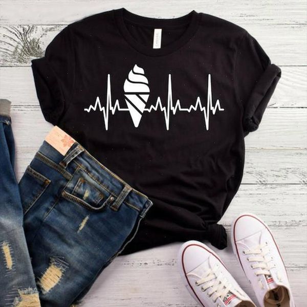 ice cream heartbeat print women tshirt cotton casual funny t shirt for lady yong girl tee higher quality drop ship s, White
ice cream heartbeat print women tshirt cotton casual funny t shirt for lady yong girl tee higher quality drop ship s, White