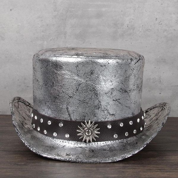 wide brim hats 2021 women men leather hat shower lday fedora magic flat steampunk cosplay pork pie party caps dropshiping 13cm, Blue;gray
wide brim hats 2021 women men leather hat shower lday fedora magic flat steampunk cosplay pork pie party caps dropshiping 13cm, Blue;gray