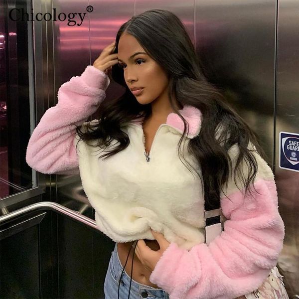 chicology fur long sleeve zip up sweatshirt women 2021 autumn winter kawaii clothes fashion crop y2k korean streetwear, Black
chicology fur long sleeve zip up sweatshirt women 2021 autumn winter kawaii clothes fashion crop y2k korean streetwear, Black