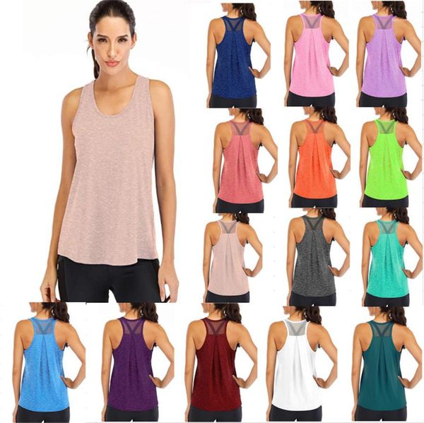 tanks sleeveless patchwork loose womens clothes running fitness fashion backless womens tank summer sports womens, White 
tanks sleeveless patchwork loose womens clothes running fitness fashion backless womens tank summer sports womens, White