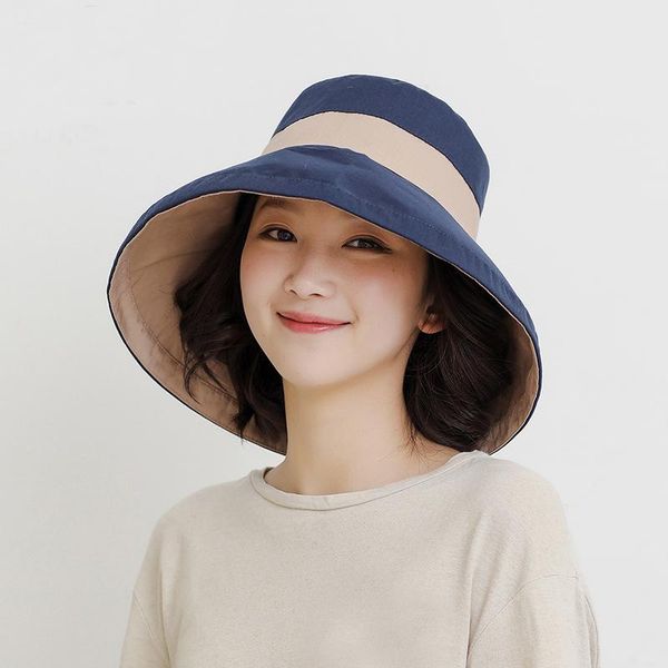 wide brim hats ht2973 reversible bucket hat anti-uv spring summer sun women packable fishing cap hunting ladies large, Blue;gray
wide brim hats ht2973 reversible bucket hat anti-uv spring summer sun women packable fishing cap hunting ladies large, Blue;gray