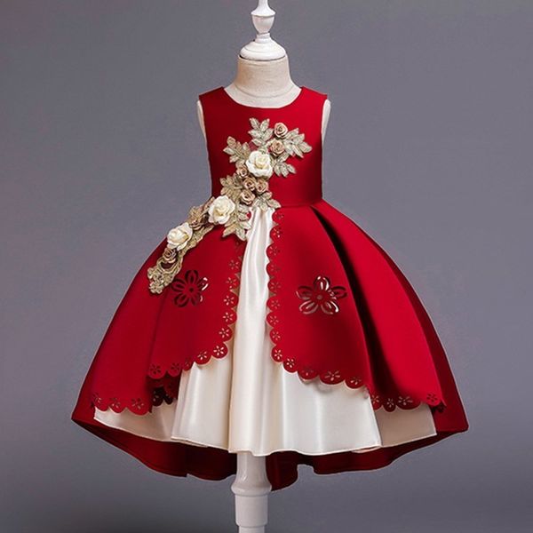 lace vestido girls sleeveless princess children flower girl dress for wedding 2-12 years girls trailing party prom t200709, Red;yellow
lace vestido girls sleeveless princess children flower girl dress for wedding 2-12 years girls trailing party prom t200709, Red;yellow