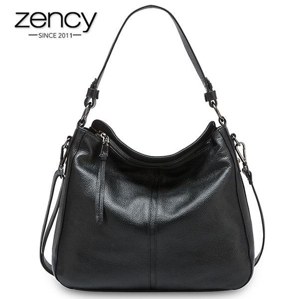 zency 100% genuine leather elegant women shoulder bag classic black hobos roomy casual tote handbag crossbody messenger grey c0121
zency 100% genuine leather elegant women shoulder bag classic black hobos roomy casual tote handbag crossbody messenger grey c0121