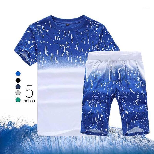 tracksuit male 2020 men fashion short sleeve t-shirt + shorts men sports suit man casual summer workout shorts 2 pieces sets1, Gray
tracksuit male 2020 men fashion short sleeve t-shirt + shorts men sports suit man casual summer workout shorts 2 pieces sets1, Gray