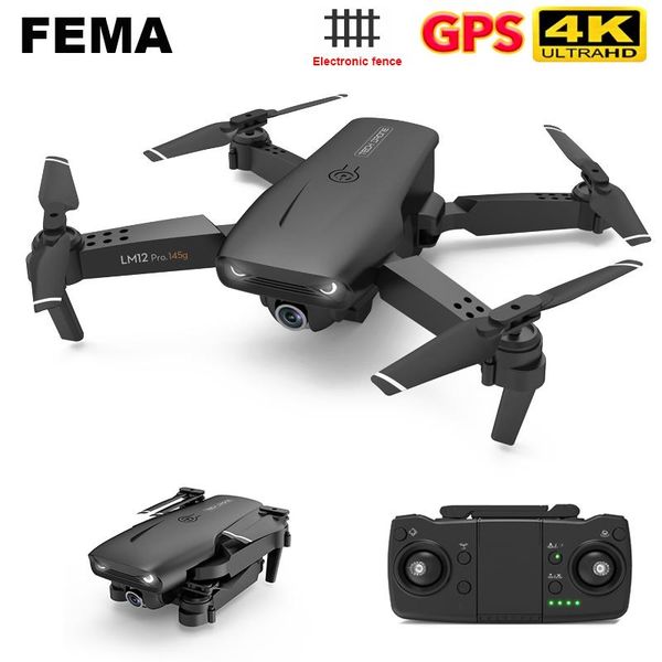fema lm12 rc quadcopter pro drone gps with dual camera 4k hd folding height hold follow me long distance dron professional vs f6
fema lm12 rc quadcopter pro drone gps with dual camera 4k hd folding height hold follow me long distance dron professional vs f6