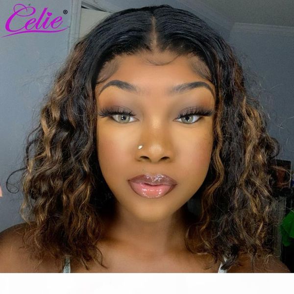 celie hair highlight water wave short bob wigs 180 density colored human hair 13x4 water wave wig lace front human wigs, Black;brown
celie hair highlight water wave short bob wigs 180 density colored human hair 13x4 water wave wig lace front human wigs, Black;brown