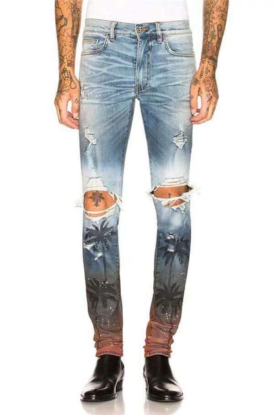 men's jeans denim for men patchwork 2021 fashion streetwear ripped hip hop hole mens pants, Blue
men's jeans denim for men patchwork 2021 fashion streetwear ripped hip hop hole mens pants, Blue