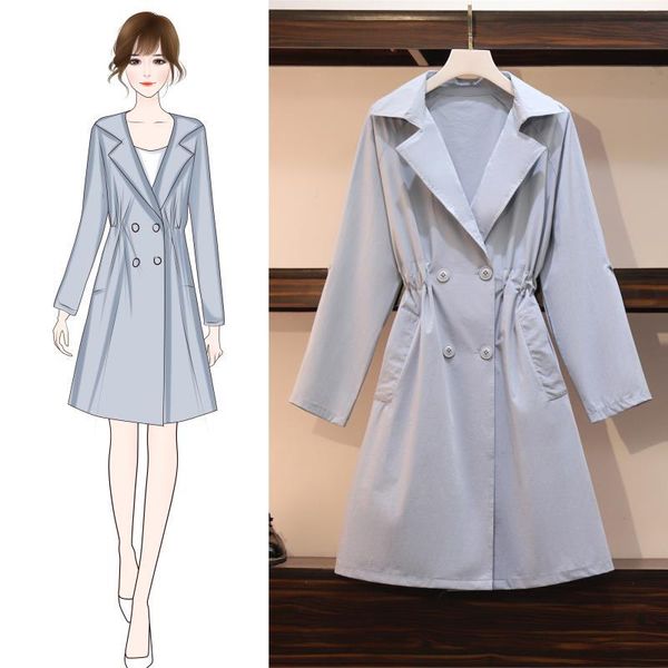 autumn fashion new women's casual trench coat oversize double breasted vintage washed outwear loose clothing, Tan;black
autumn fashion new women's casual trench coat oversize double breasted vintage washed outwear loose clothing, Tan;black