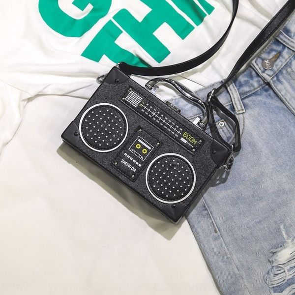brw7o chain simulation radio box shoulder messenger bag creative personality radio women's shoulder strap luggage funny new luggage bag
brw7o chain simulation radio box shoulder messenger bag creative personality radio women's shoulder strap luggage funny new luggage bag