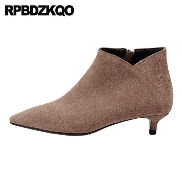faux fur suede autumn big size stiletto booties short fashion pointed toe brand women winter boots genuine leather shoes 2021, Black
faux fur suede autumn big size stiletto booties short fashion pointed toe brand women winter boots genuine leather shoes 2021, Black