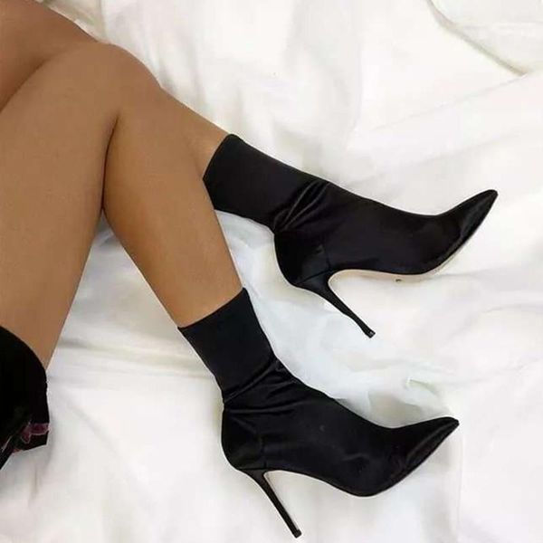 stretch boots high heels for women fashion shoes 2021 spring autumn ankle boots sock knitting elastic booties female1, Black
stretch boots high heels for women fashion shoes 2021 spring autumn ankle boots sock knitting elastic booties female1, Black