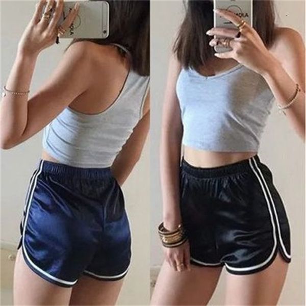 summer wind high waist elastic smooth face sports shorts women's leisure fitness running pants, White;black
summer wind high waist elastic smooth face sports shorts women's leisure fitness running pants, White;black