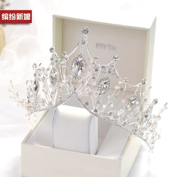 супер красивые, элегантные и благородные корейский невеста принцесса большой короны головной убор кристалл волос свадебное платье аксессуары, Silver
супер красивые, элегантные и благородные корейский невеста принцесса большой короны головной убор кристалл волос свадебное платье аксессуары, Silver