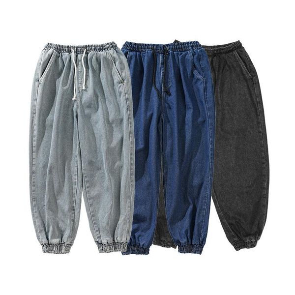 nagri men's fashion brand drawstring closed leg pants 2020 casual wide leg men's corset jeans, Blue
nagri men's fashion brand drawstring closed leg pants 2020 casual wide leg men's corset jeans, Blue