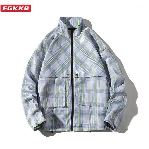 fgkks fashion brand male jackets men harajuku style trend jacket coats clothing men's thin light plaid jacket outwear1, Black;brown
fgkks fashion brand male jackets men harajuku style trend jacket coats clothing men's thin light plaid jacket outwear1, Black;brown