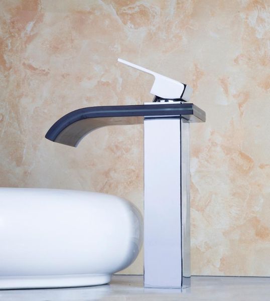 bathroom sink faucets quality waterfall deck mounted basin& chrome with black glass ml-020 mixer tap faucet
bathroom sink faucets quality waterfall deck mounted basin& chrome with black glass ml-020 mixer tap faucet