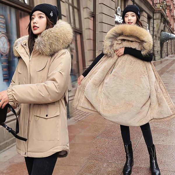 2020 autumn warm down parka women thick long coat winter jacket women plus size zipper hooded plush down jacket ladies, Black
2020 autumn warm down parka women thick long coat winter jacket women plus size zipper hooded plush down jacket ladies, Black