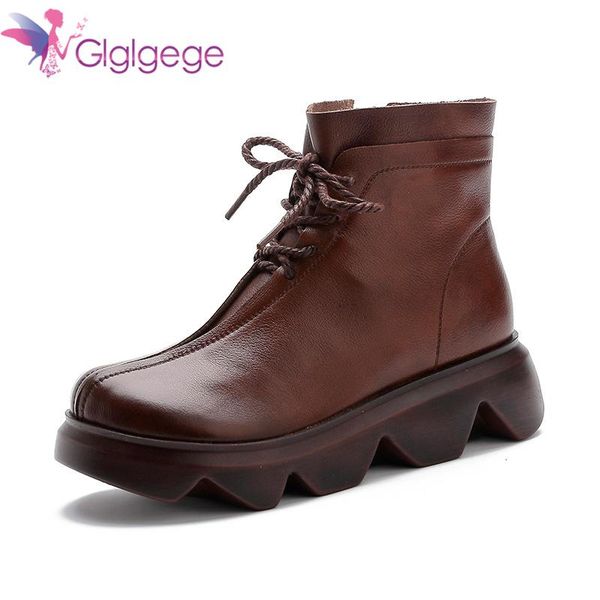 glglgege fashion zipper flat shoes woman high heel platform genuine leather boots lace up women shoes ankle boots girls 35-40, Black
glglgege fashion zipper flat shoes woman high heel platform genuine leather boots lace up women shoes ankle boots girls 35-40, Black