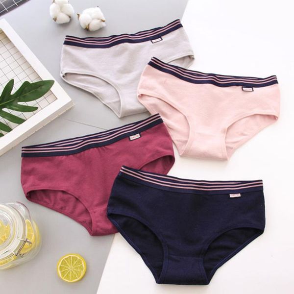 women's panties women bikini stripe cotton underwear girls cute simple movement comfortable briefs breathable underpants, Black;pink
women's panties women bikini stripe cotton underwear girls cute simple movement comfortable briefs breathable underpants, Black;pink
