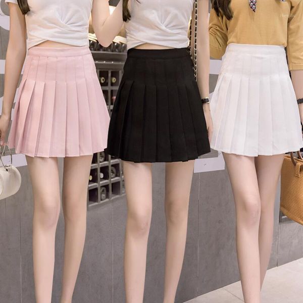 lovely high waist pleated tennis skirt skort a-type uniform with inner shorts underpants for badminton cheerleader tenis mujer1, Black;red
lovely high waist pleated tennis skirt skort a-type uniform with inner shorts underpants for badminton cheerleader tenis mujer1, Black;red