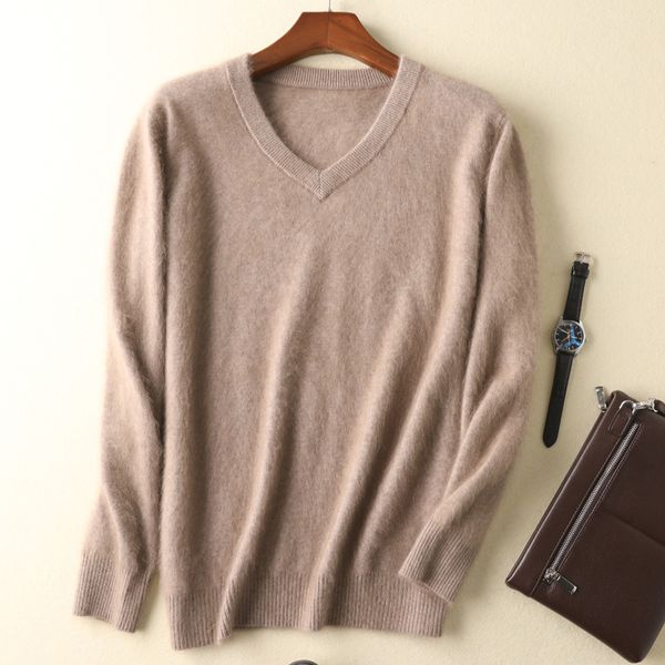 zocept winter thick v-neck men sweater mink cashmere solid warm chic pullovers casual jumper for male brand knitted clothes 201203, White;black
zocept winter thick v-neck men sweater mink cashmere solid warm chic pullovers casual jumper for male brand knitted clothes 201203, White;black